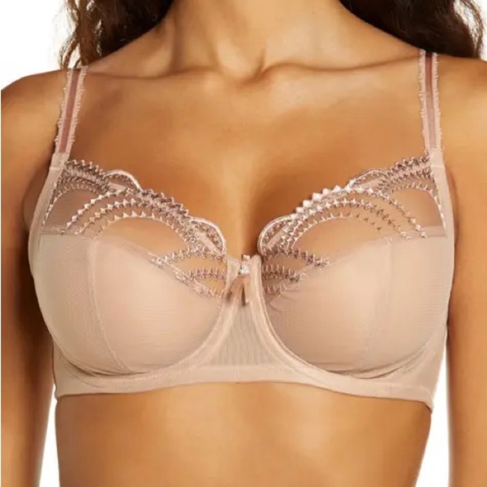 34G Unlined Underwire Nude Bra - Wacoal